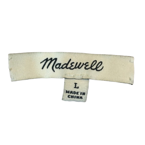 Madewell Womens Sweater Size Large Lavender Cotton Blend Knit Pullover - Picture 3 of 4